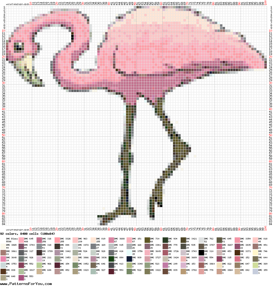 pattern Animals Flamingo