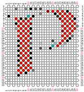 pattern Weather Winter Letters & numbers Winter