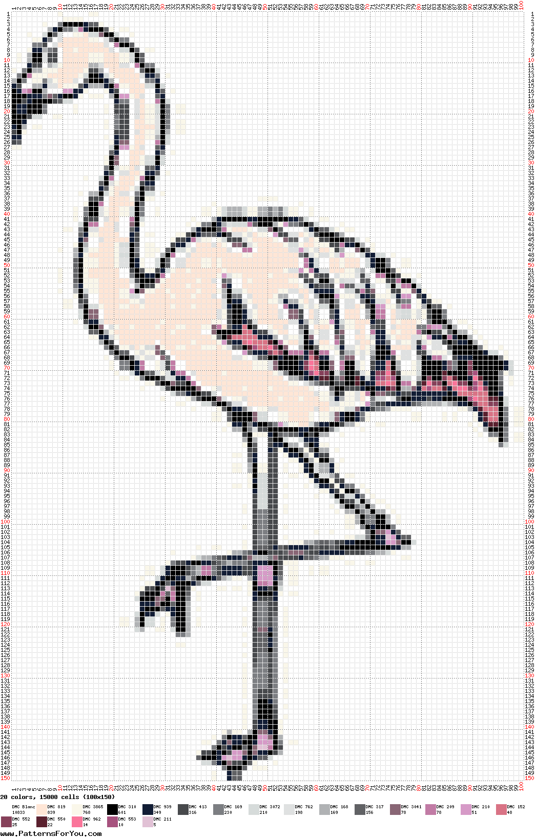 pattern Animals Flamingo