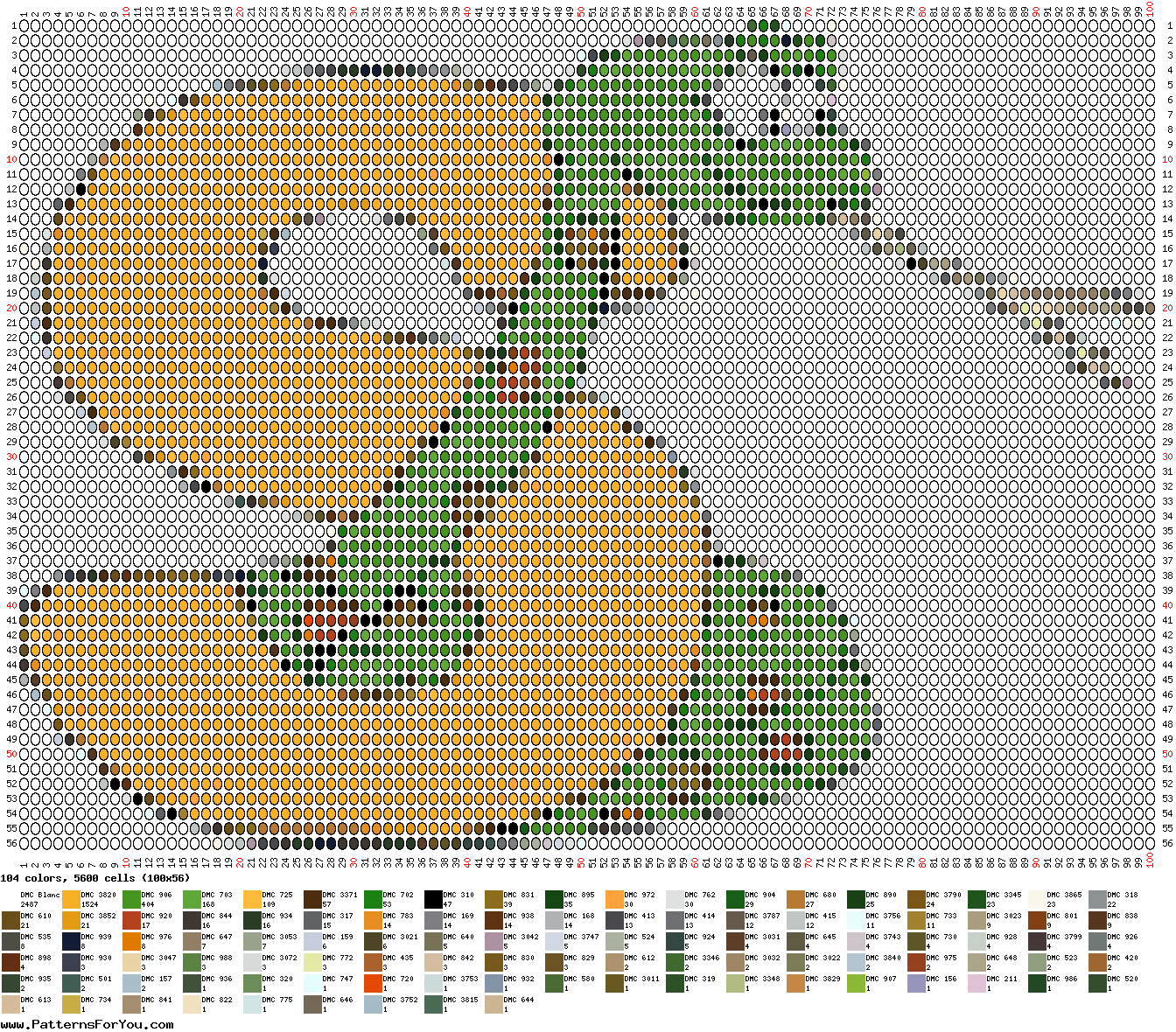 pattern Letters & numbers Animals