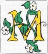 pattern Plants Flowers Letters & numbers Flowers
