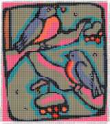 pattern Animals Birds Weather Winter