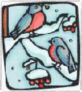 pattern Animals Birds Weather Winter