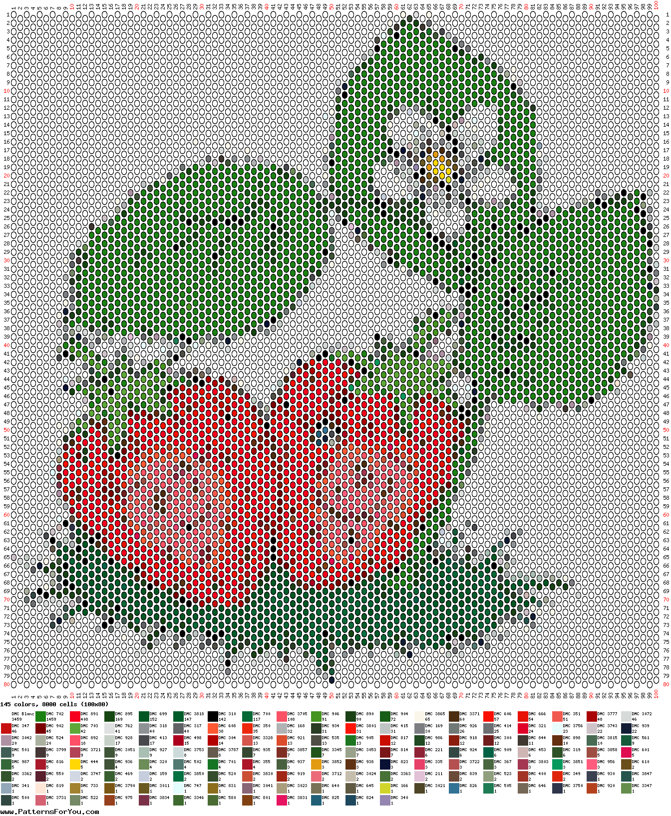 pattern Plants Strawberries