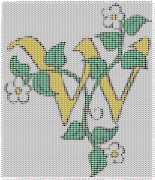 pattern Plants Flowers Letters & numbers Flowers