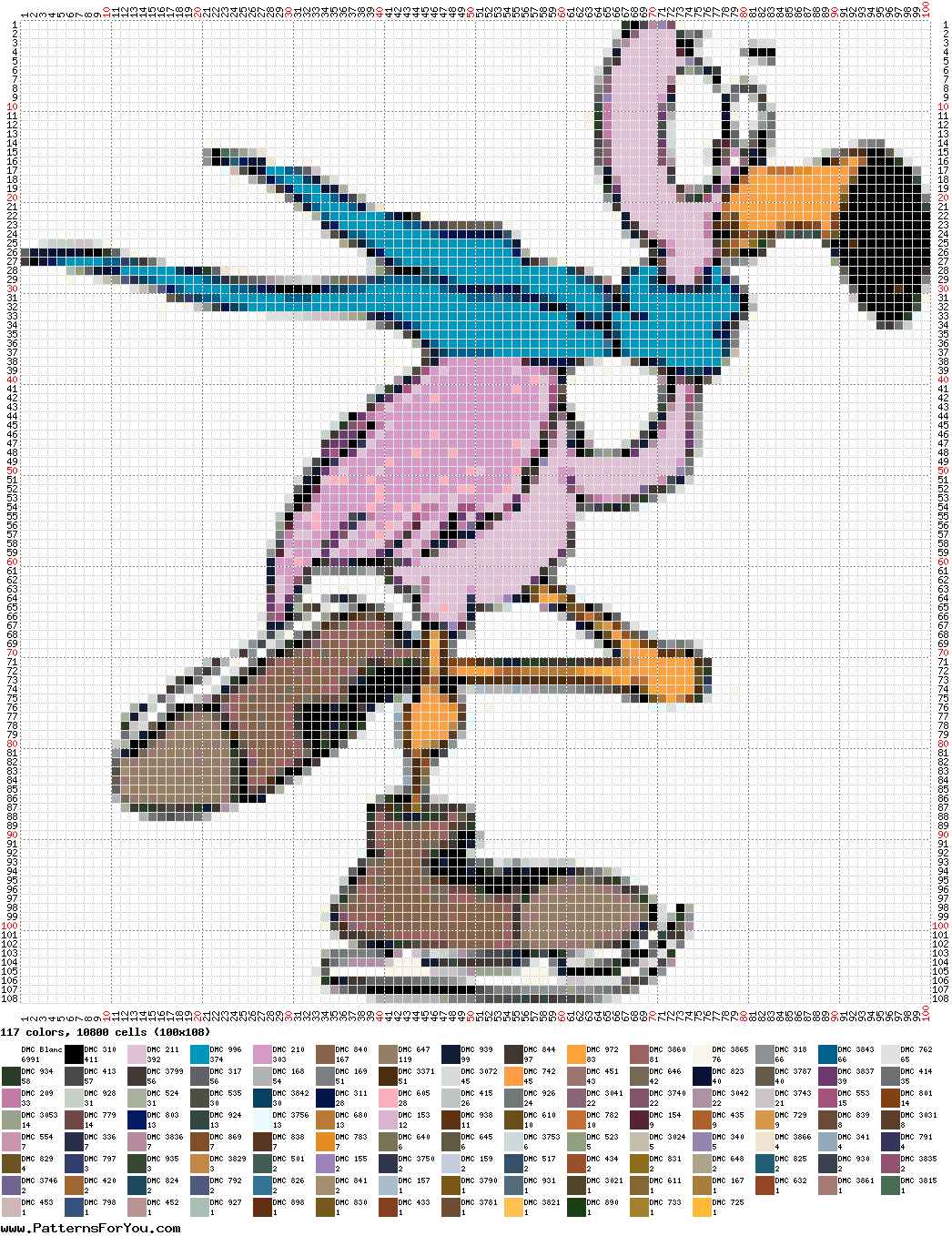pattern Animals Flamingo