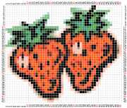 pattern Plants Strawberries