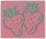 pattern Plants Strawberries