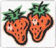 pattern Plants Strawberries