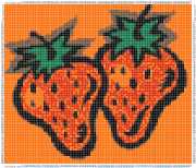 pattern Plants Strawberries