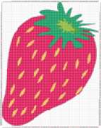 pattern Plants Strawberries
