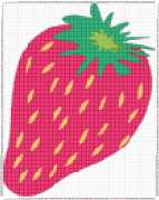 pattern Plants Strawberries