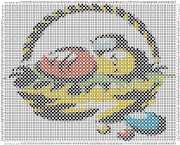pattern Religion Easter Foods Eggs