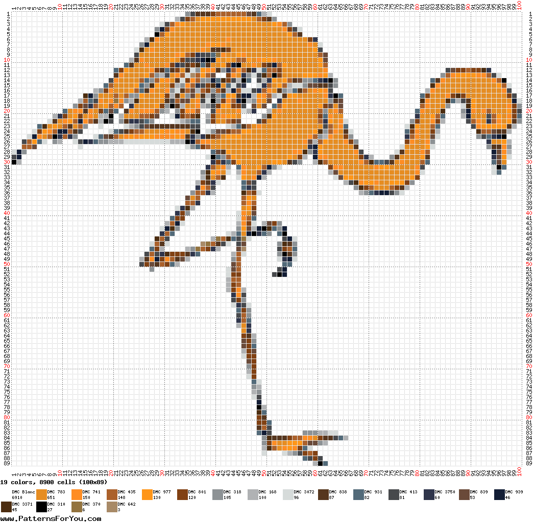 pattern Animals Flamingo