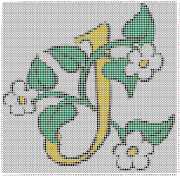 pattern Plants Flowers Letters & numbers Flowers