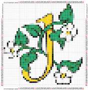 pattern Plants Flowers Letters & numbers Flowers