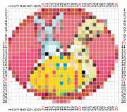 pattern Religion Easter Foods Eggs