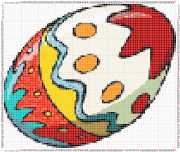 pattern Religion Easter Foods Eggs