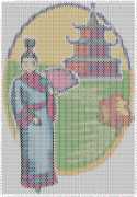 pattern People Women Architecture Buildings Countries China