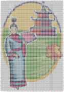 pattern People Women Architecture Buildings Countries China