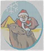 pattern Animals Camels Holidays New Year