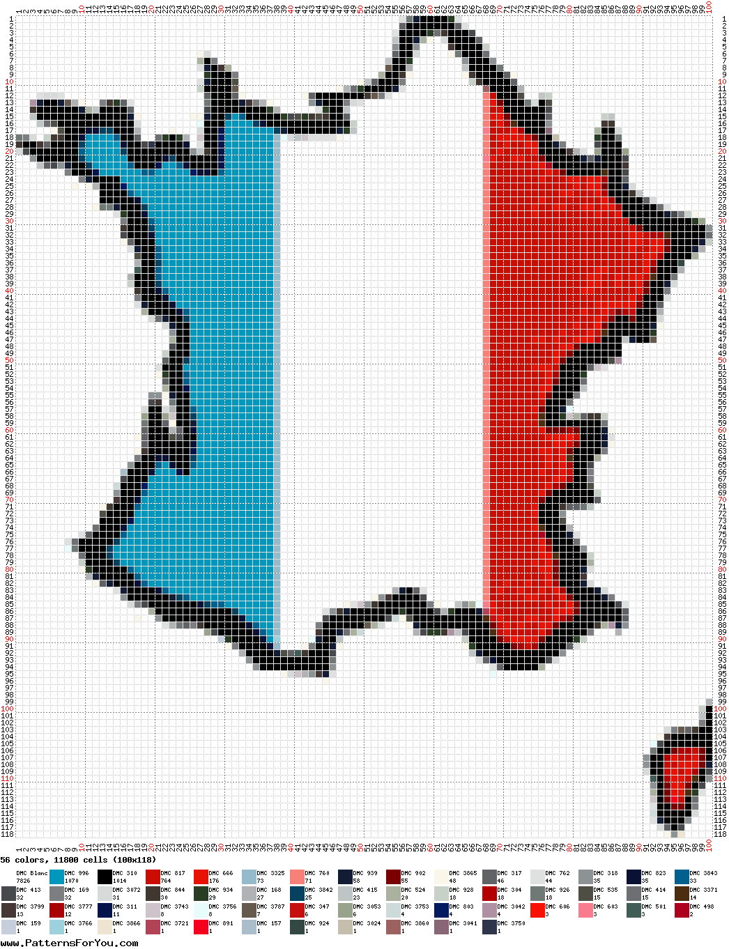 pattern Countries France Flags
