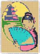 pattern People Women Architecture Buildings Countries China