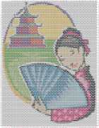 pattern People Women Architecture Buildings Countries China