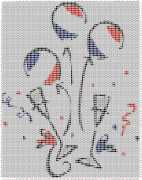 pattern Countries France Flags Holidays New Year