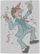 pattern People Men Holidays New Year